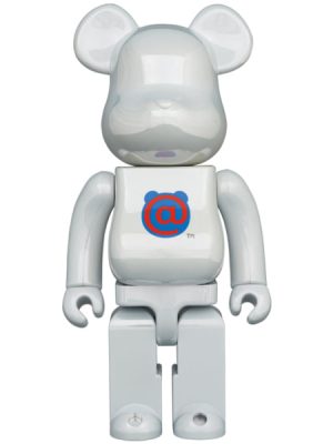 BE@RBRICK 1ST MODEL WHITE CHROME 1000％