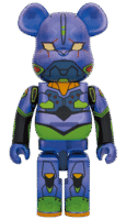 Medicom Toy Be@Rbrick - 初號機 Chrome Ver. 1000%《新世紀福音戰士》