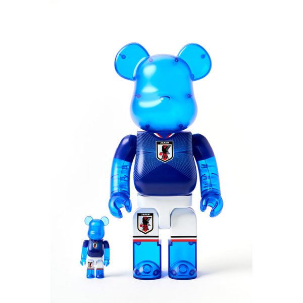 サッカー日本代表 オフィシャルライセンス商品 BE@RBRICK サッカー日本代表 Ver. 100% & 400%