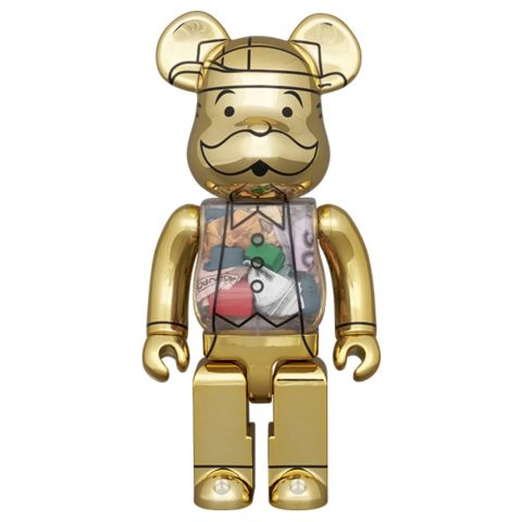 BEARBRICK 400% MR. MONOPOLY 90TH ANNIVERSARY VERSION